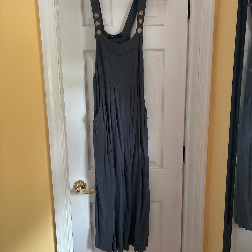 Linen blend jumpsuit